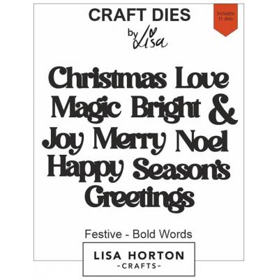 Lisa Horton Crafts Dies - Bold Words